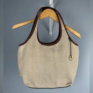 The sak beige crochet hobo tote bag *read description*